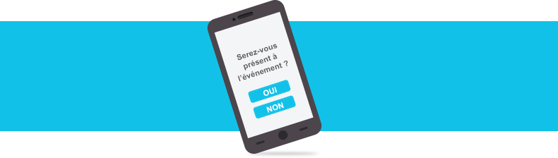 Téléphone mobile - Serez-vous présent à l'évènement?