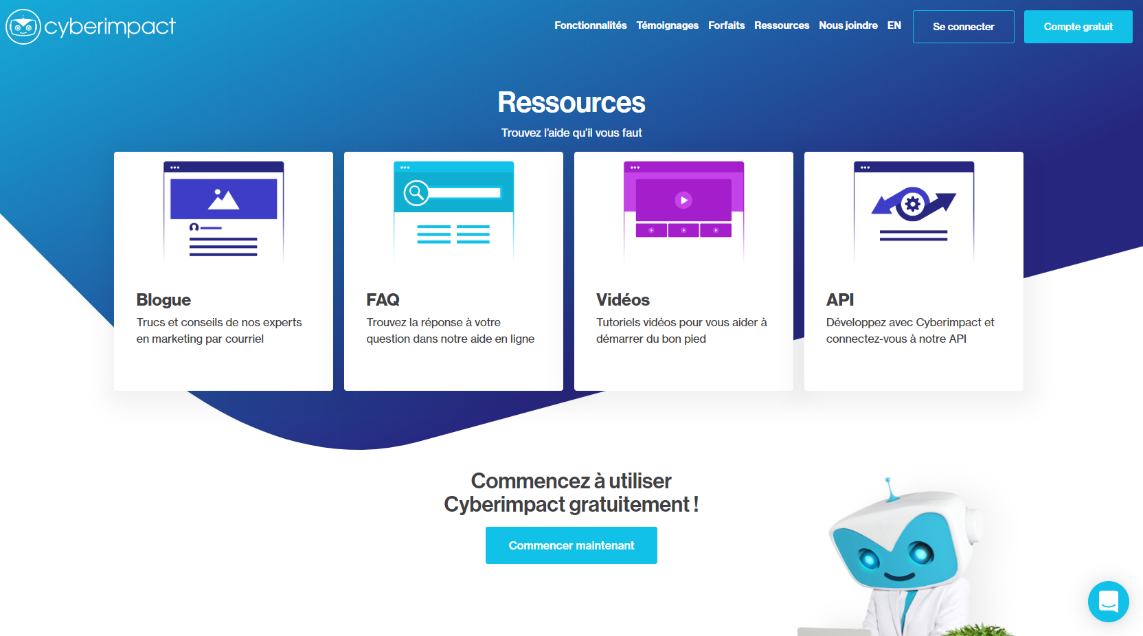 Ressources utiles - Marketing courriel et infoletrres - Cyberimpact