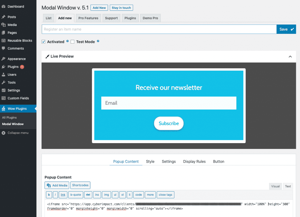 Wow PLugins - WordPress