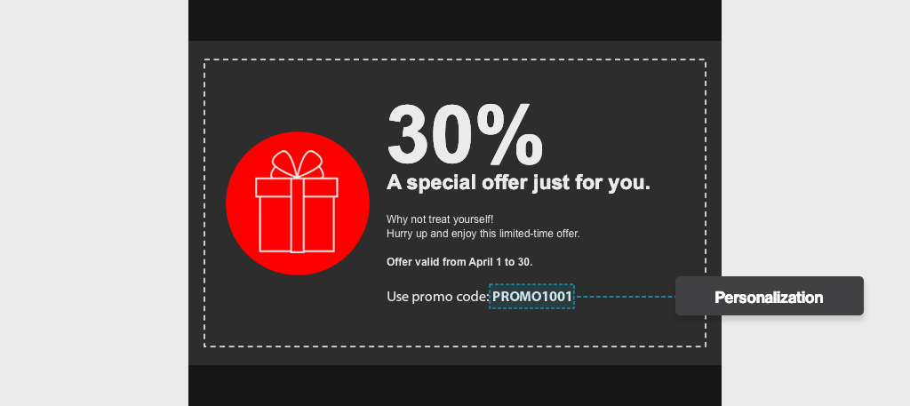 Examples of promo code