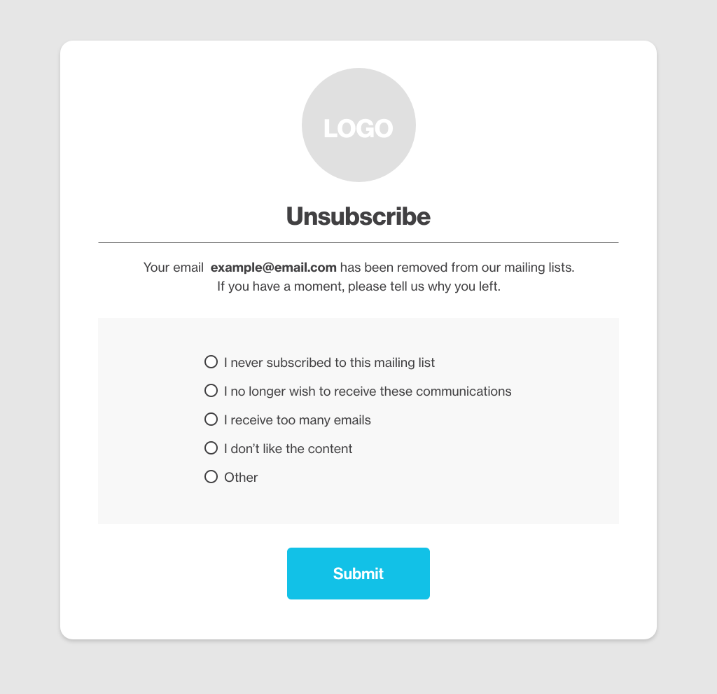 example-unsubscribe-question-form