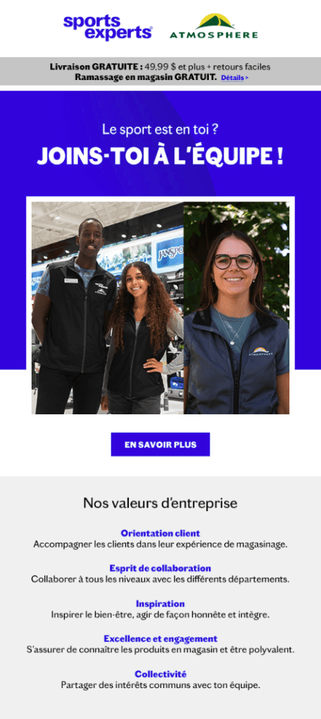 Exemple-infolettre-recrutement-Sport-Experts-1