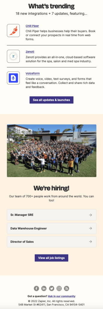 Recruiting-newsletter-Zapier-example2