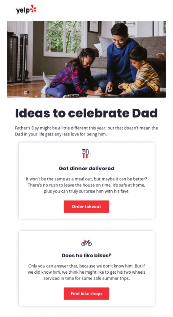 Ideas-to-celebrate-fathers-day-newsletter-example