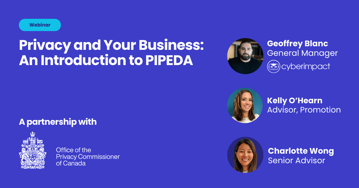 Privacy and Your Business An Introduction to PIPEDA