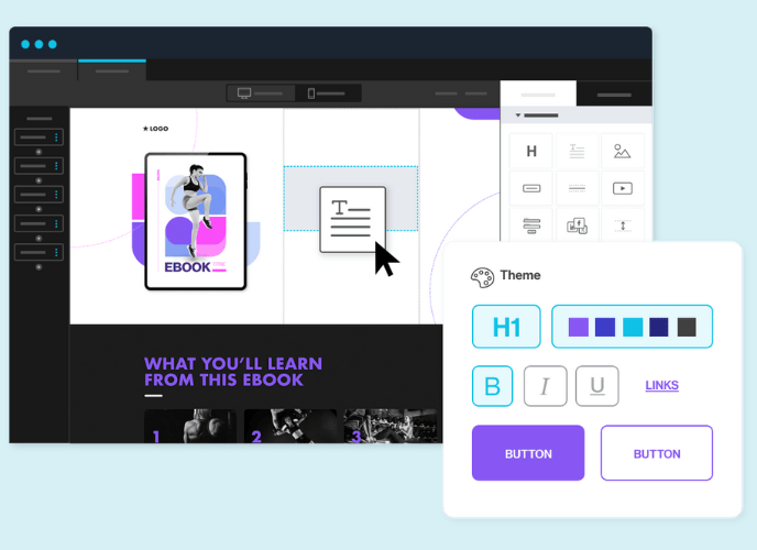 landing page builder mailchimp canada